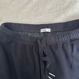 Black Sweatpants with Drawstring